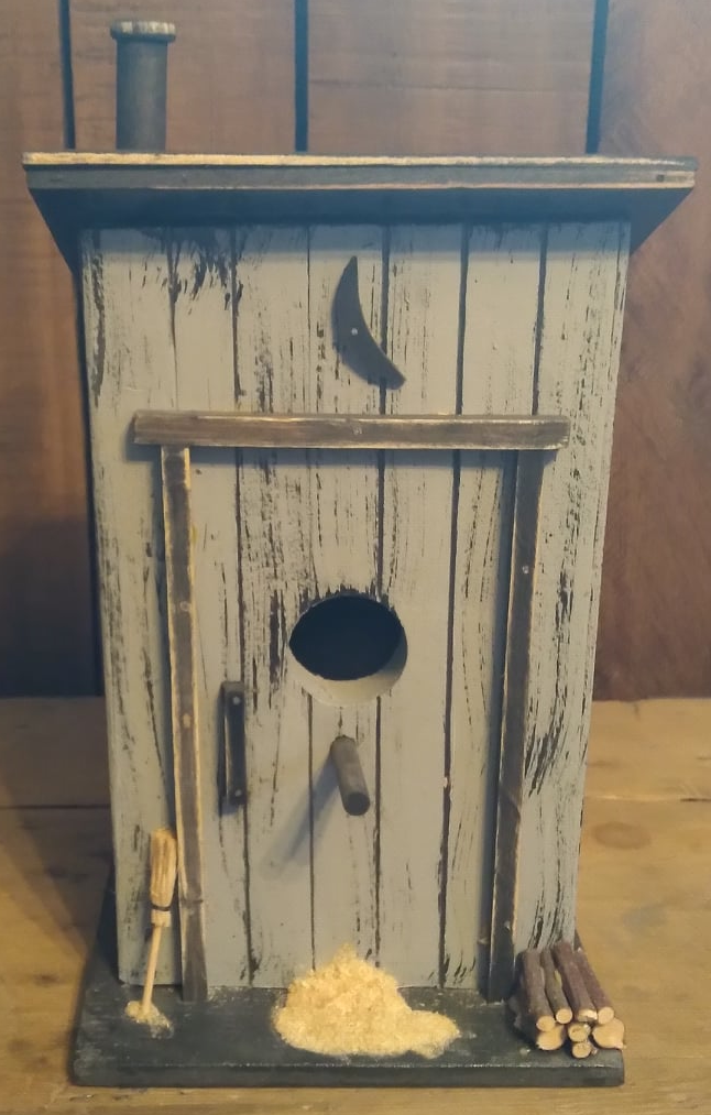 Cabane d'oiseau toilette