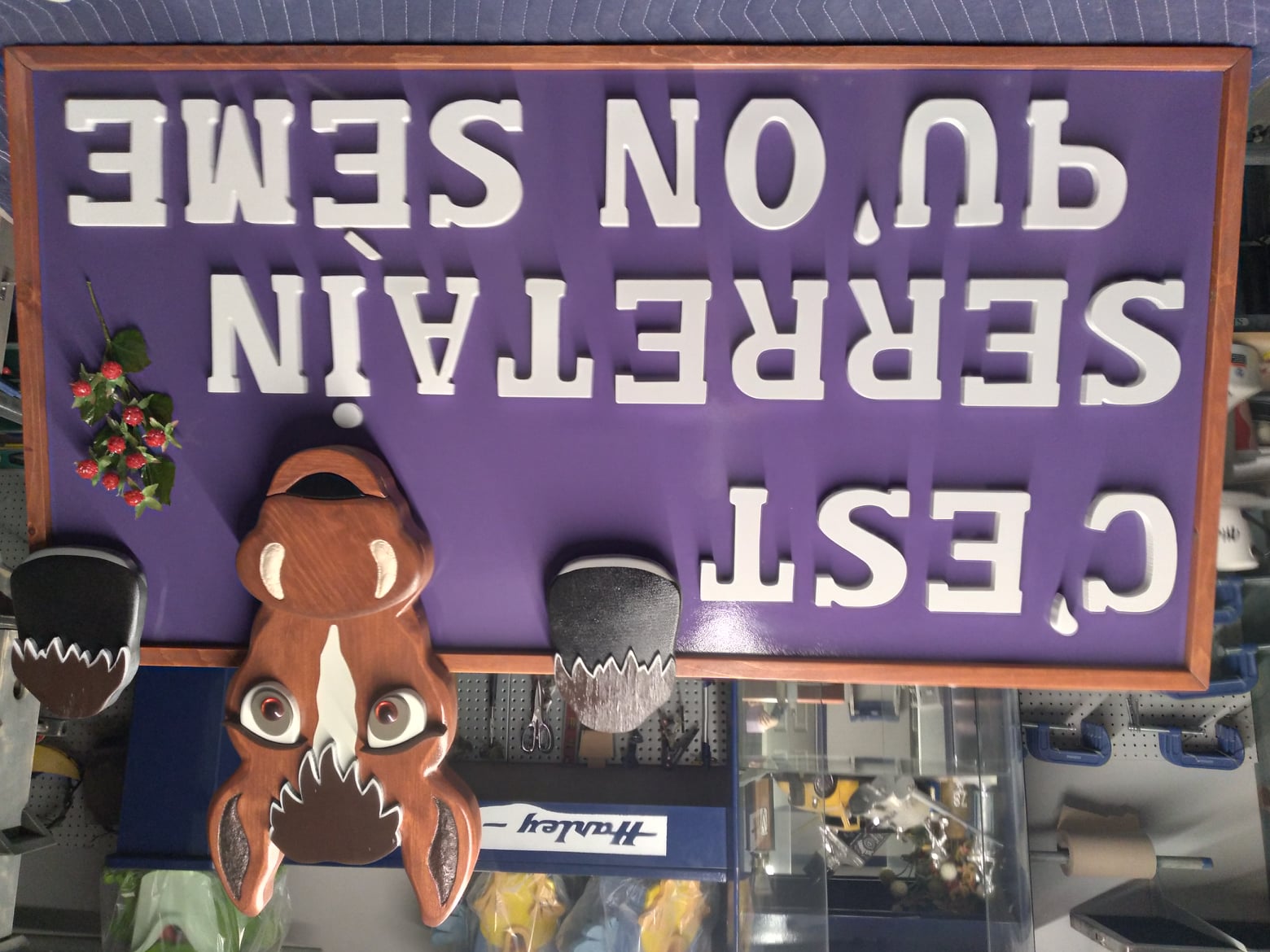 Création de l'enseigne de la serre