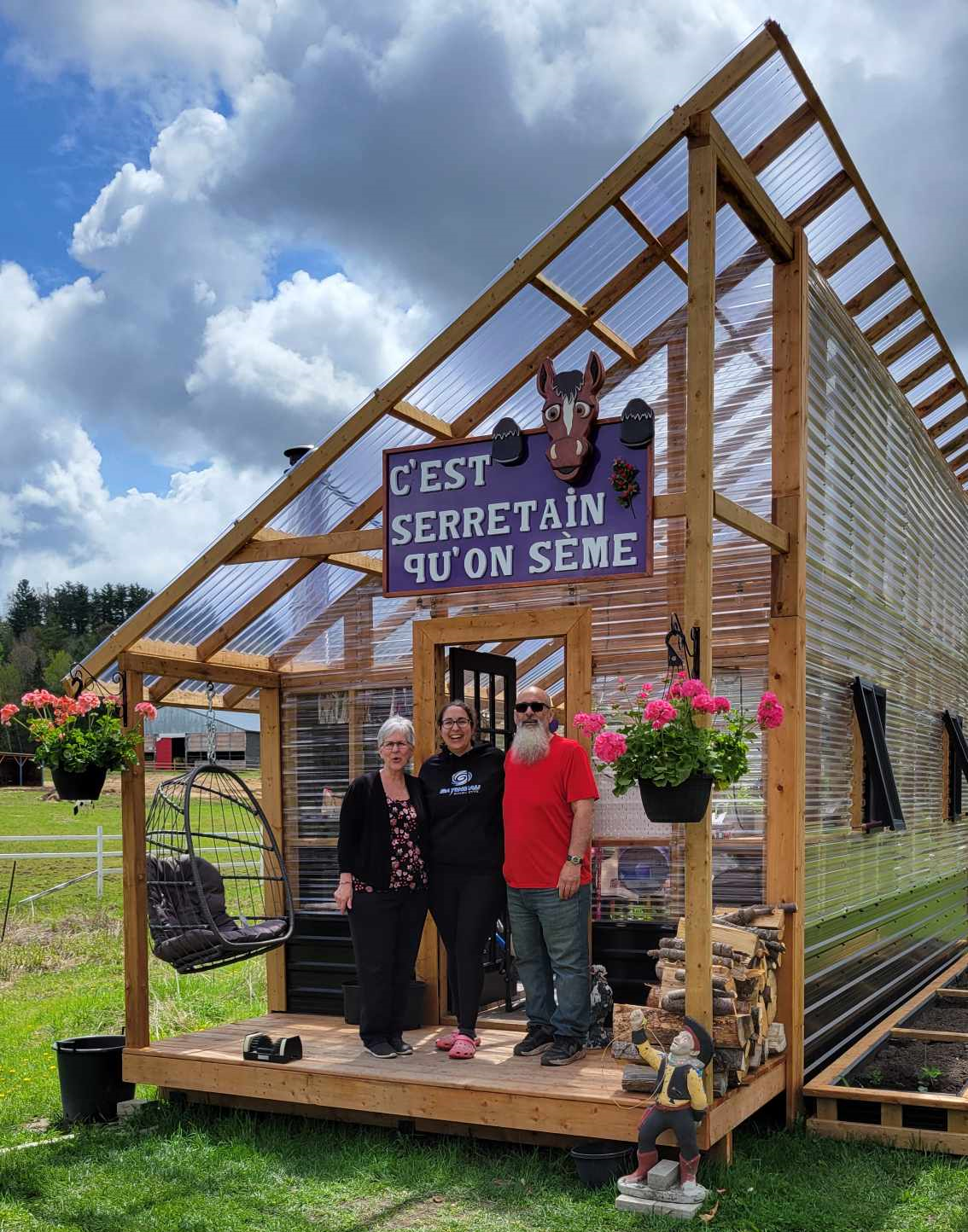 Enseigne de la serre